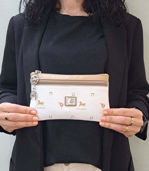 Bolsa Cosméticos Cavalinho El Estribo Branco