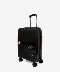 Trolley Cavalinho Cabine Colorful Viagens Otimizadas com Segurança TSA. Leve tudo o que precisa na cabine com o máximo de organização e estilo. Interior com vários bolsos e fitas de compressão. Pega telescópica ajustável, rodas duplas 360º e fecho de combinação TSA integrado para a sua tranquilidade. A sua companheira ideal de voo.