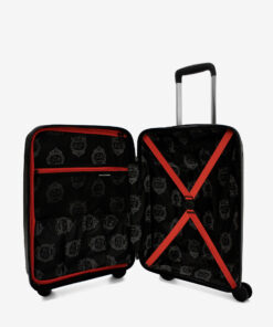 Trolley Cavalinho Cabine Colorful Viagens Otimizadas com Segurança TSA. Leve tudo o que precisa na cabine com o máximo de organização e estilo. Interior com vários bolsos e fitas de compressão. Pega telescópica ajustável, rodas duplas 360º e fecho de combinação TSA integrado para a sua tranquilidade. A sua companheira ideal de voo.