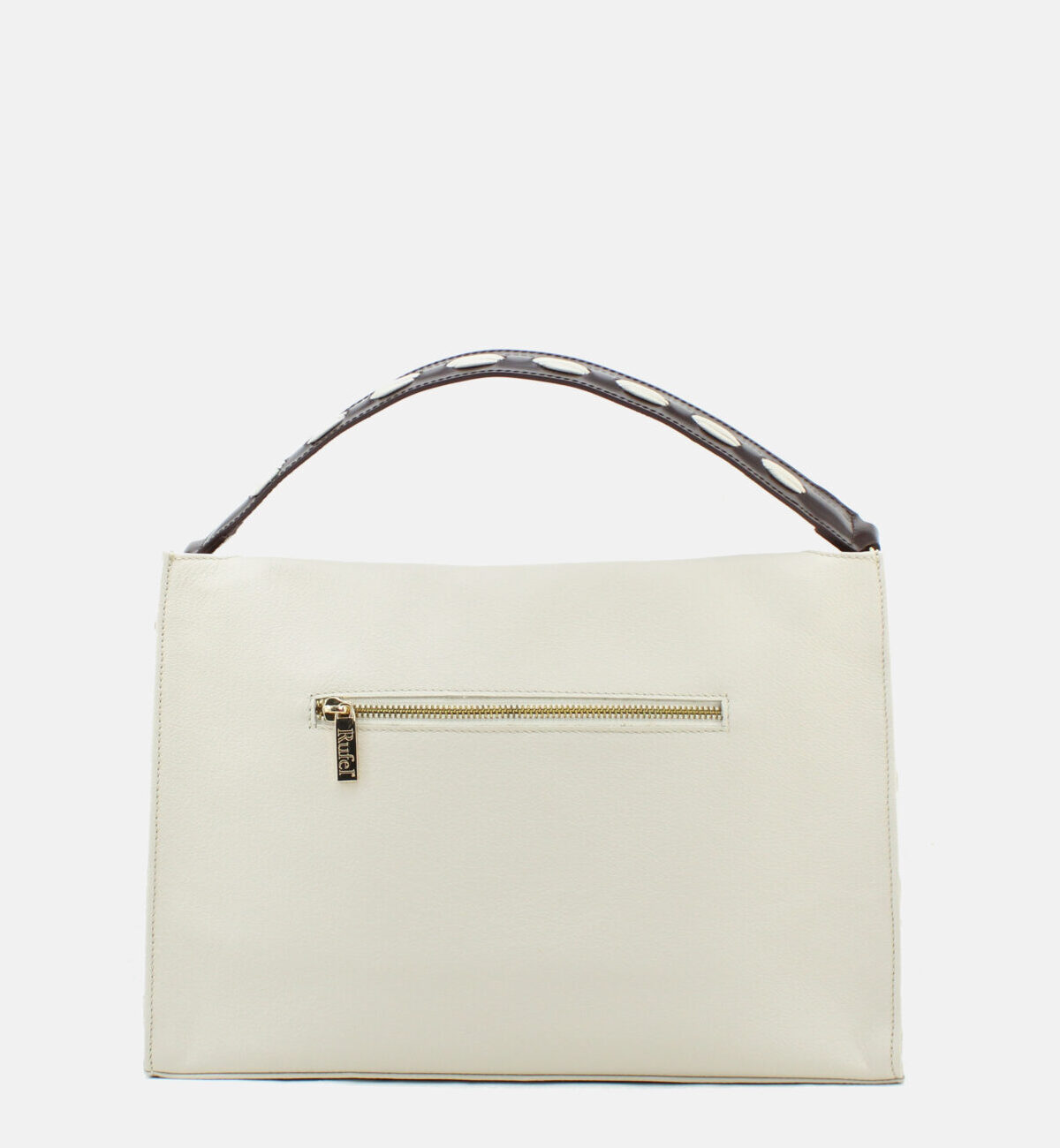 Mala Mão Rufel Esta mala de mão é o acessório ideal para a mulher que procura combinar elegância intemporal com uma funcionalidade superior. Perfeita para o ambiente de trabalho, eventos sociais ou para o dia a dia. Desenhada para otimizar a sua organização e facilitar o acesso aos seus pertences.