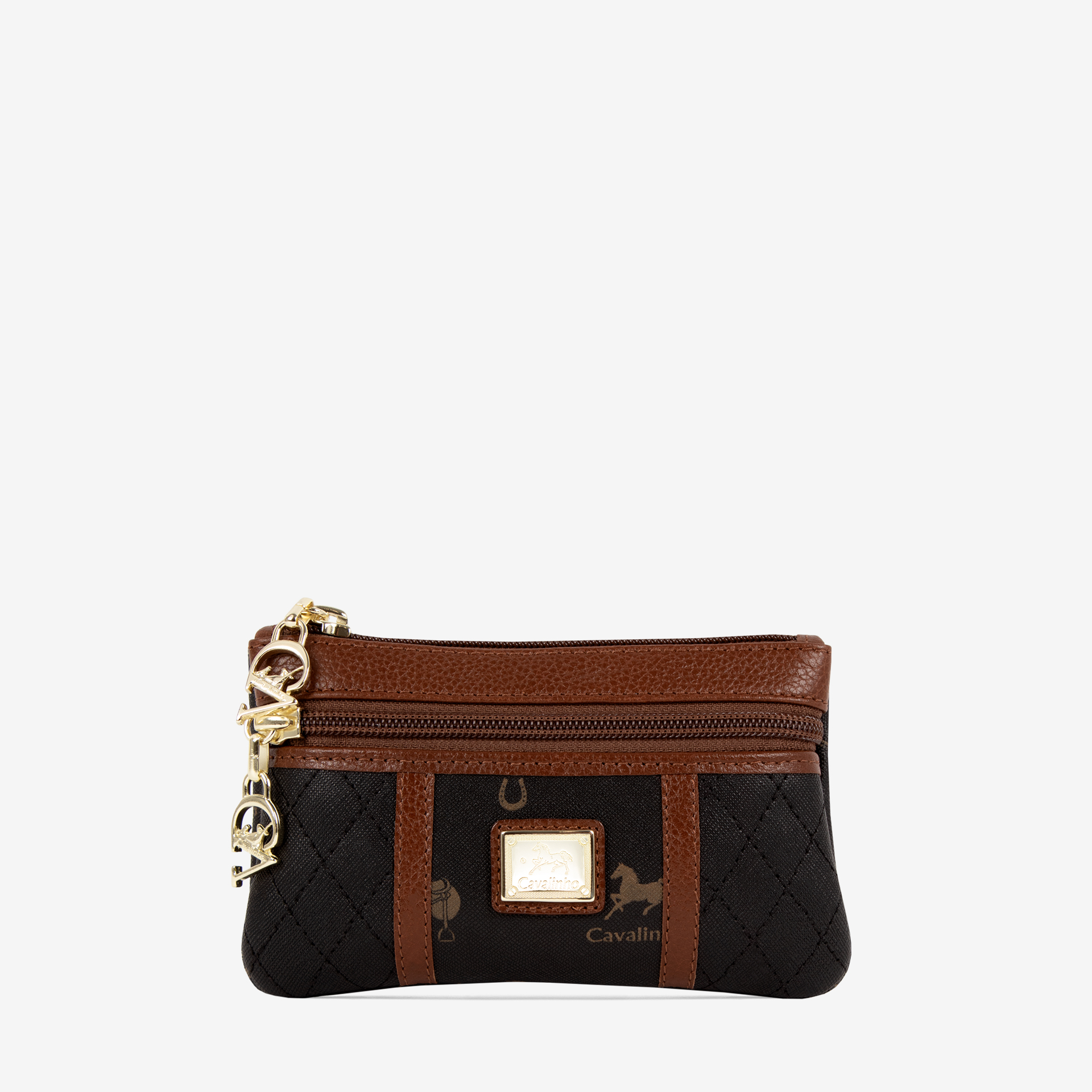 Bolsa Cosméticos Di Cavallo Compacta, com divisões extra para os seus essenciais de beleza ou pequenos objetos. Otimize o espaço e a usabilidade na sua mala
