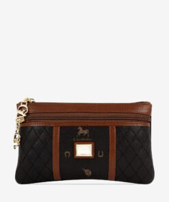 Bolsa Cosméticos Di Cavallo Compacta, com divisões extra para os seus essenciais de beleza ou pequenos objetos. Otimize o espaço e a usabilidade na sua mala