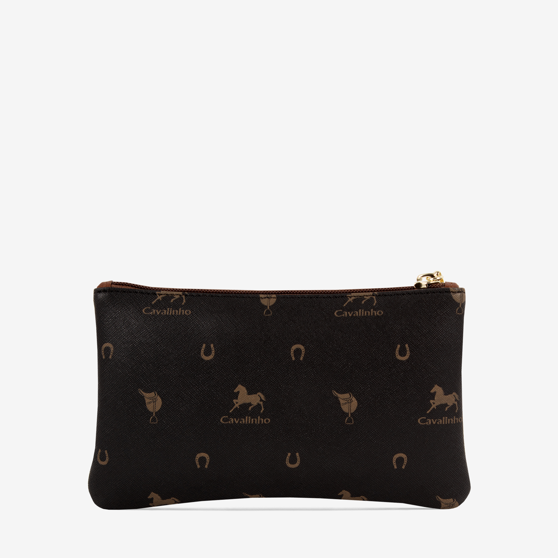 Bolsa Cosméticos Di Cavallo Compacta, com divisões extra para os seus essenciais de beleza ou pequenos objetos. Otimize o espaço e a usabilidade na sua mala