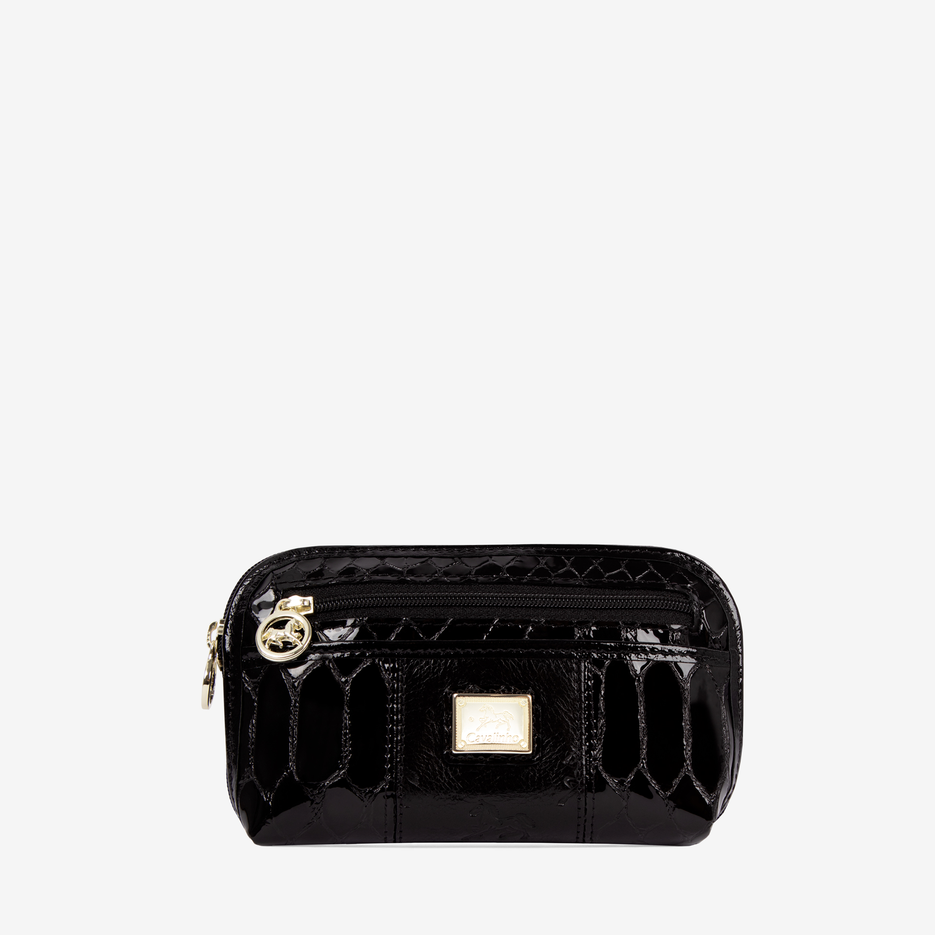 Bolsa Cosméticos Cavalinho Honor Compacta, com divisões extra para os seus essenciais de beleza ou pequenos objetos. Otimize o espaço e a usabilidade na sua mala.