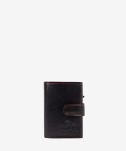 Porta Cartões Cavalinho Gentleman Aceda aos seus cartões com um só toque, graças ao mecanismo de extração rápida. Guarde os seus documentos essenciais em segurança e liberte o seu bolso do volume extra. Junte segurança e funcionalidade num acessório essencial e estiloso. Com sistema RFID Secure.