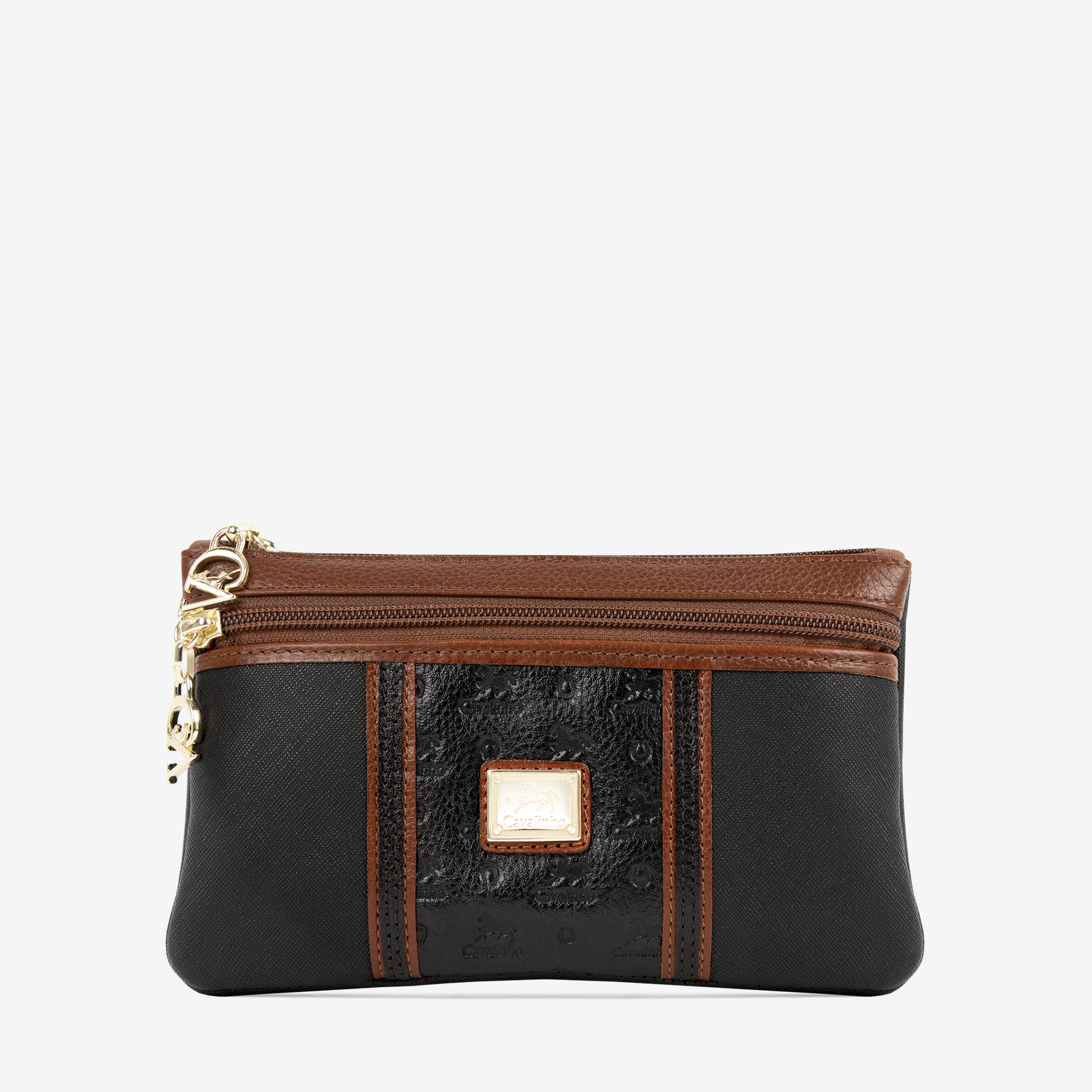 Bolsa Cosméticos Cavalinho Origem Compacta, com divisões extra para os seus essenciais de beleza ou pequenos objetos. Otimize o espaço e a usabilidade na sua mala.