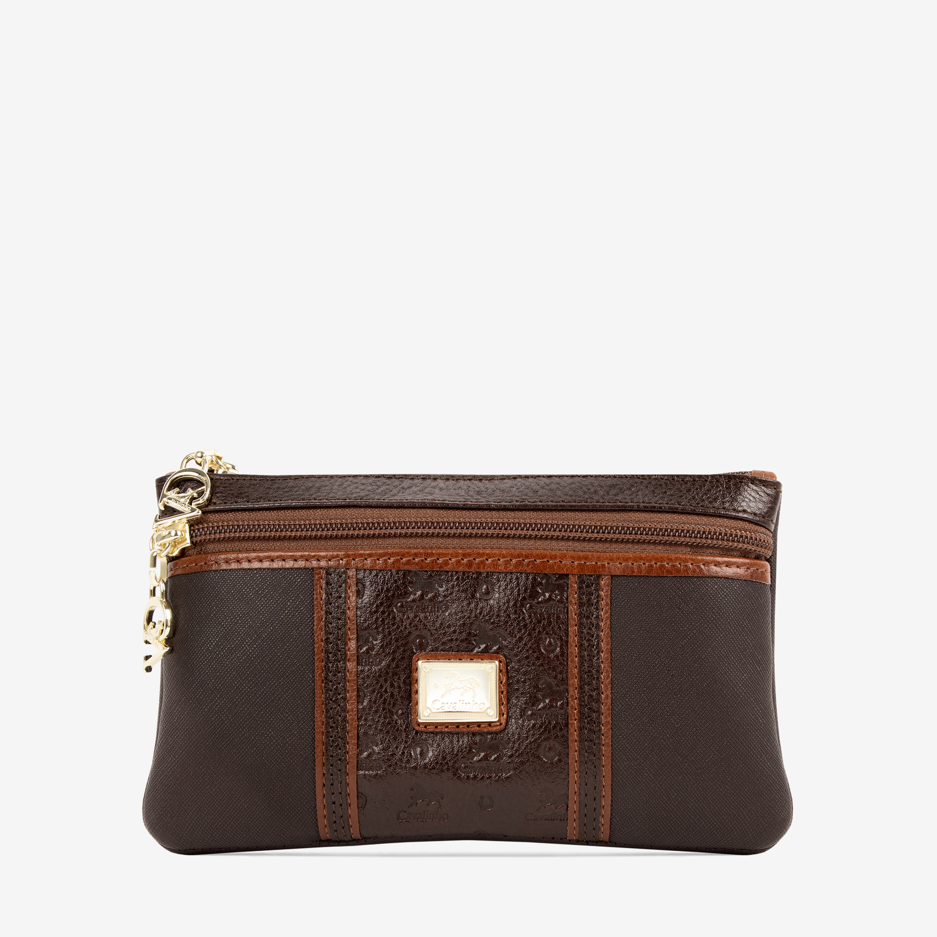 Bolsa Cosméticos Cavalinho Origem Compacta, com divisões extra para os seus essenciais de beleza ou pequenos objetos. Otimize o espaço e a usabilidade na sua mala.