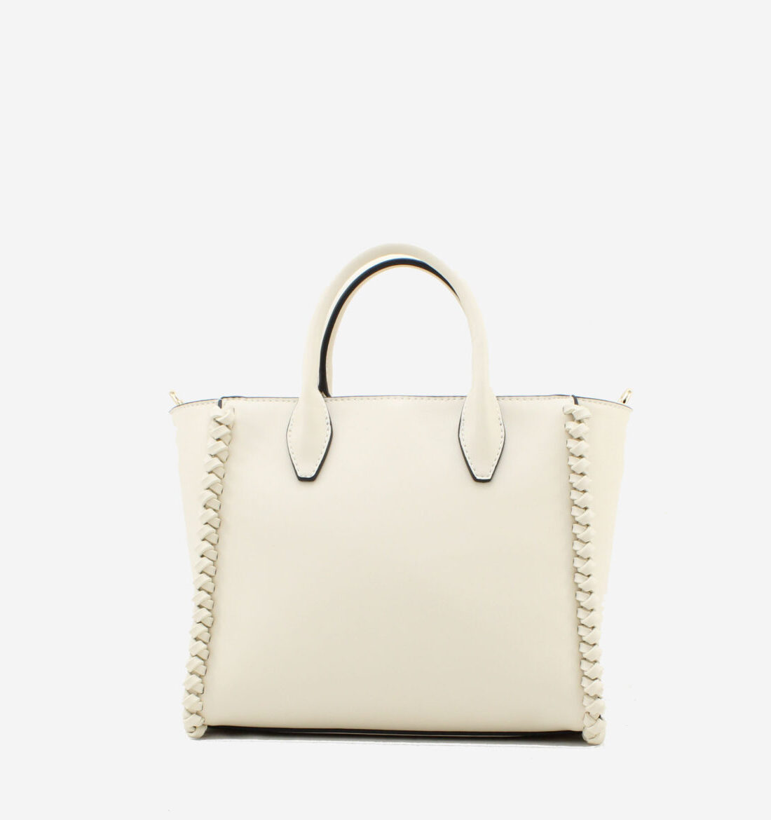 Mala Mão Custo Barcelona Mala de mão Custo Barcelona em bege-claro com detalhes entrançados nas laterais e monograma em relevo. Um clássico versátil para o seu dia a dia. Compre online com envio rápido!