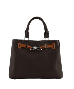 Mala Mão Francinel Descubra a mala de mão Francinel. Design sofisticado com costuras contrastantes e pormenor frontal elegante. Ideal para o dia a dia. Compre já!