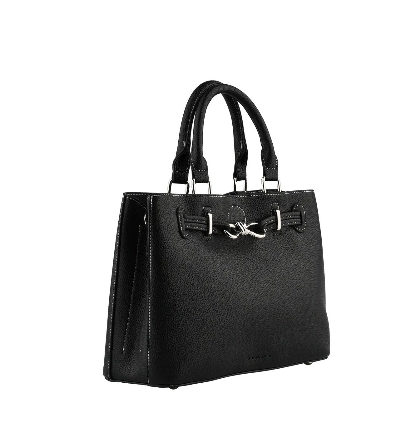 Mala Ombro Francinel Descubra a mala de mão Francinel. Design sofisticado com costuras contrastantes e pormenor frontal elegante. Ideal para o dia a dia. Compre já!