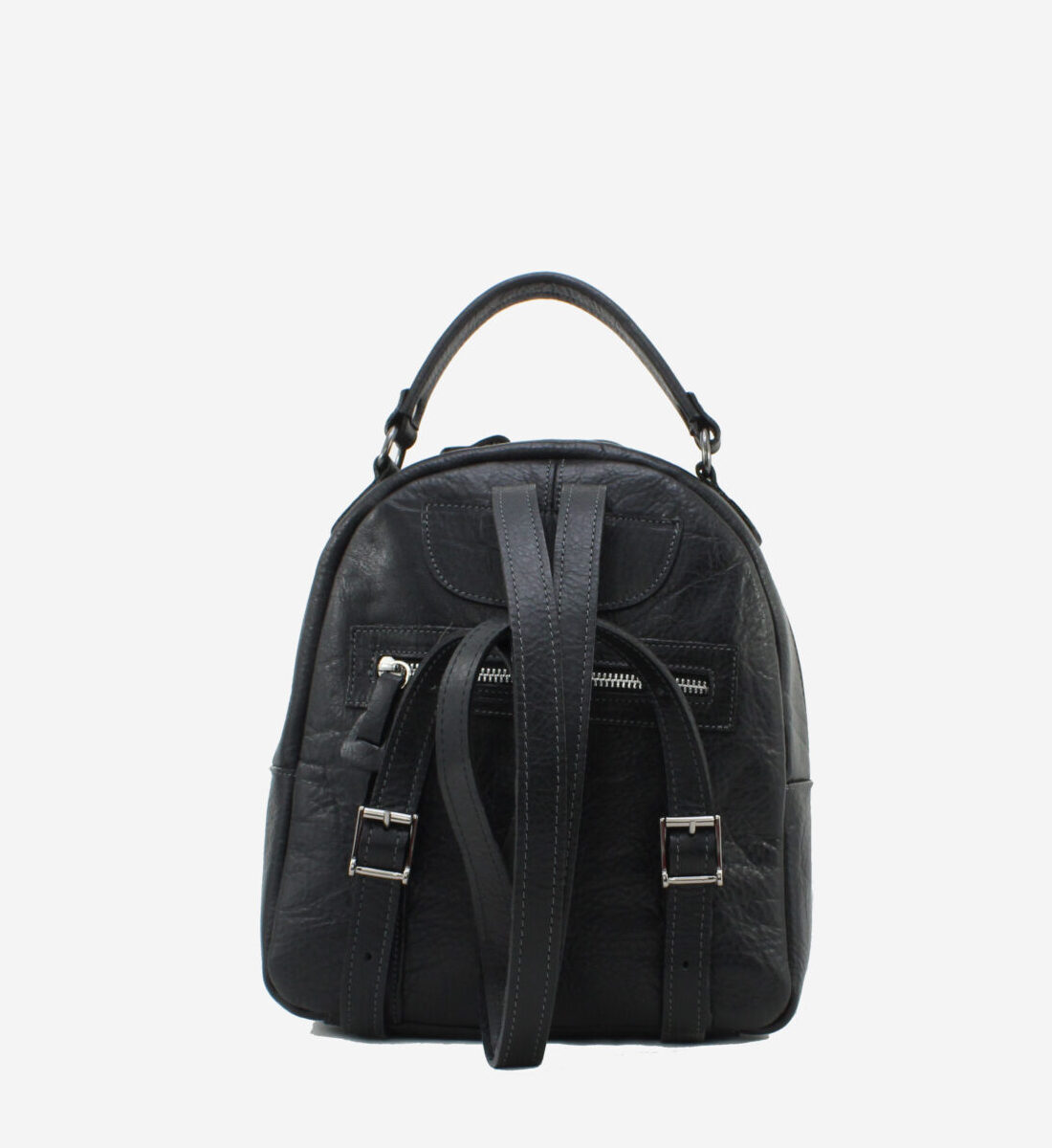 Mochila Elenco Mochila de pele Elenco com fecho de duplo curso e alças ergonómicas ajustáveis. Perfeita para transportar os seus essenciais do dia a dia com total conforto e liberdade.