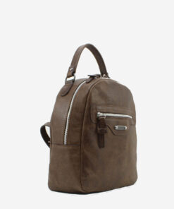 Mochila Elenco Mochila de pele Elenco com fecho de duplo curso e alças ergonómicas ajustáveis. Perfeita para transportar os seus essenciais do dia a dia com total conforto e liberdade.