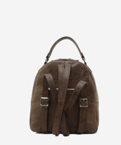 Mochila Elenco Mochila de pele Elenco com fecho de duplo curso e alças ergonómicas ajustáveis. Perfeita para transportar os seus essenciais do dia a dia com total conforto e liberdade.
